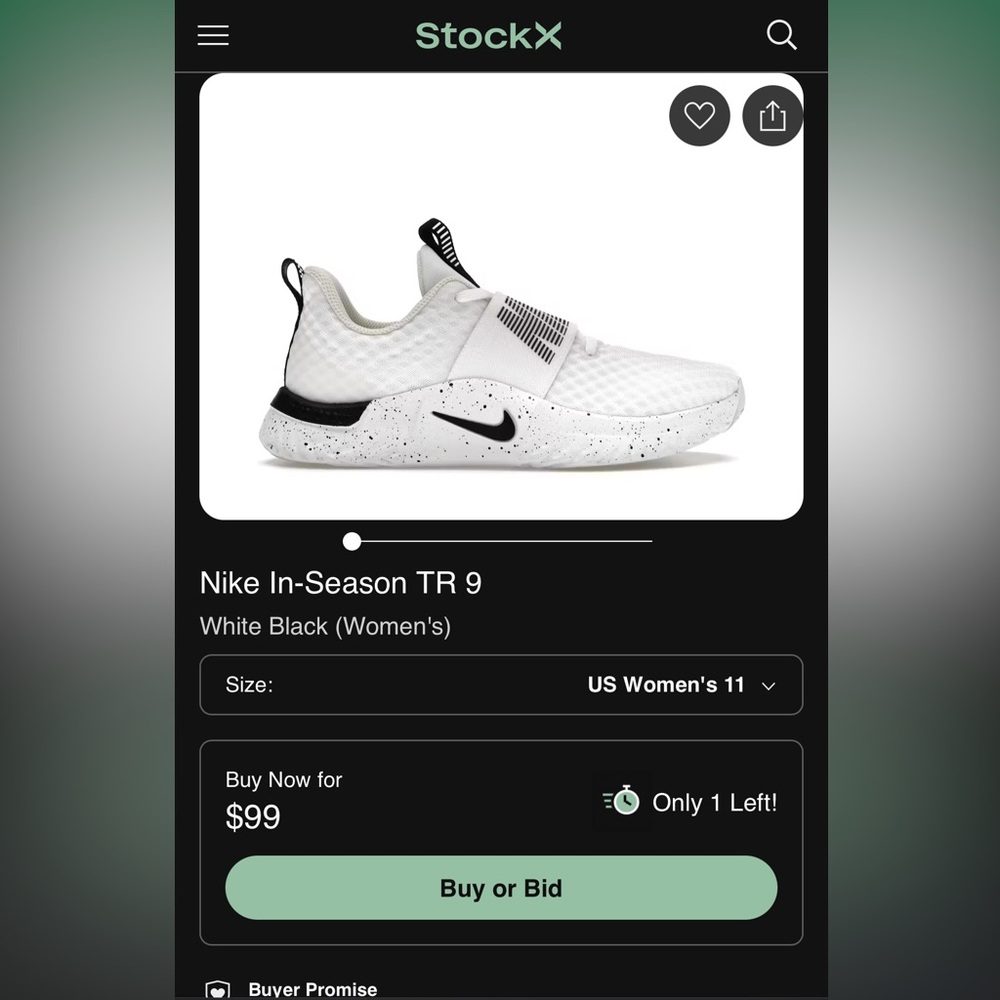 Nike White Black Sneakers Modern Design